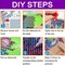 DIY Diamond Art Kits with Round Diamond, 5D Cat Diamond Painting Kits for Adults, Black Cat Diamond Painting Full Drill Round Rhinestone